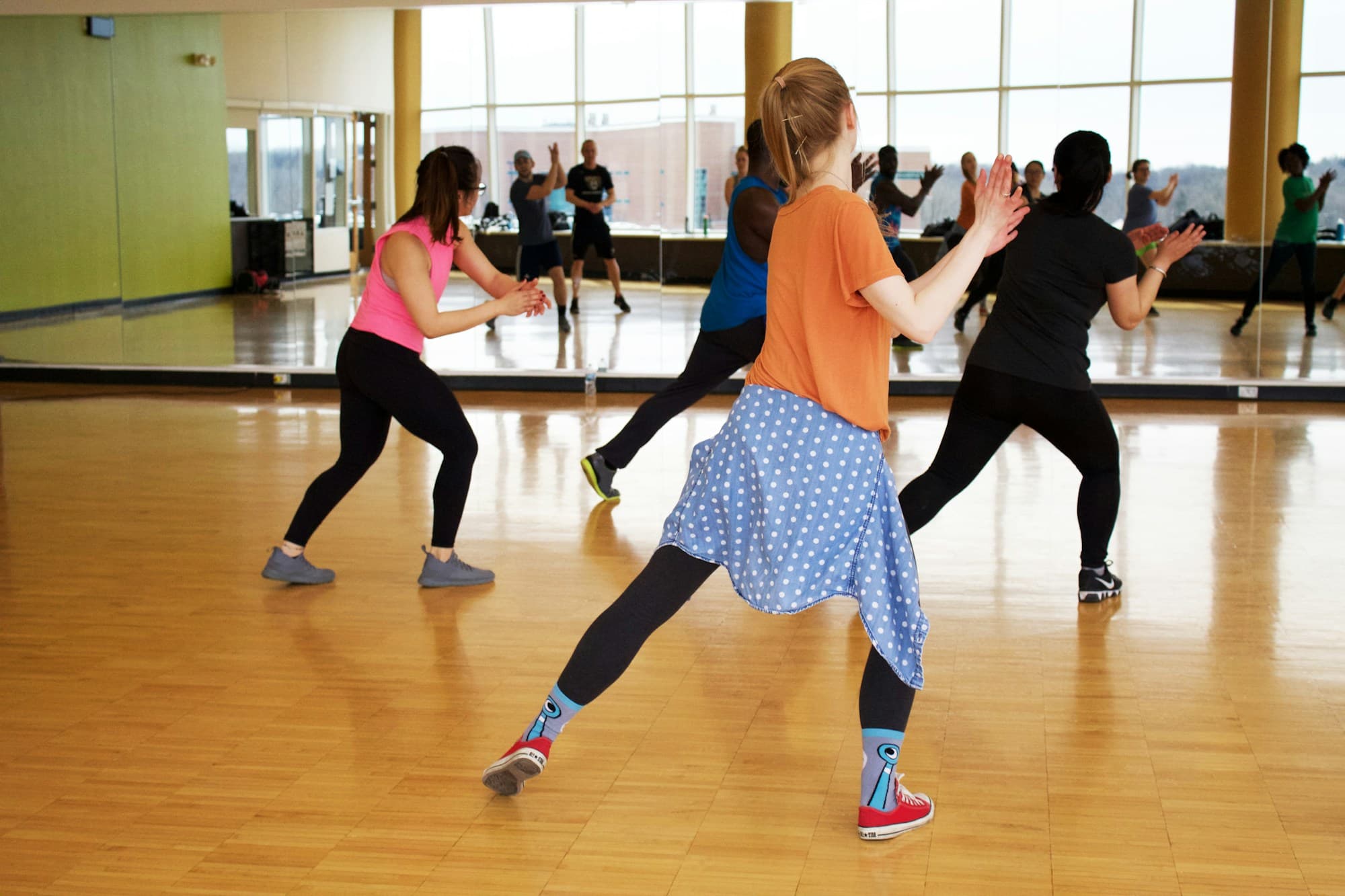 Zumba fitness class at 925 Dance Collective